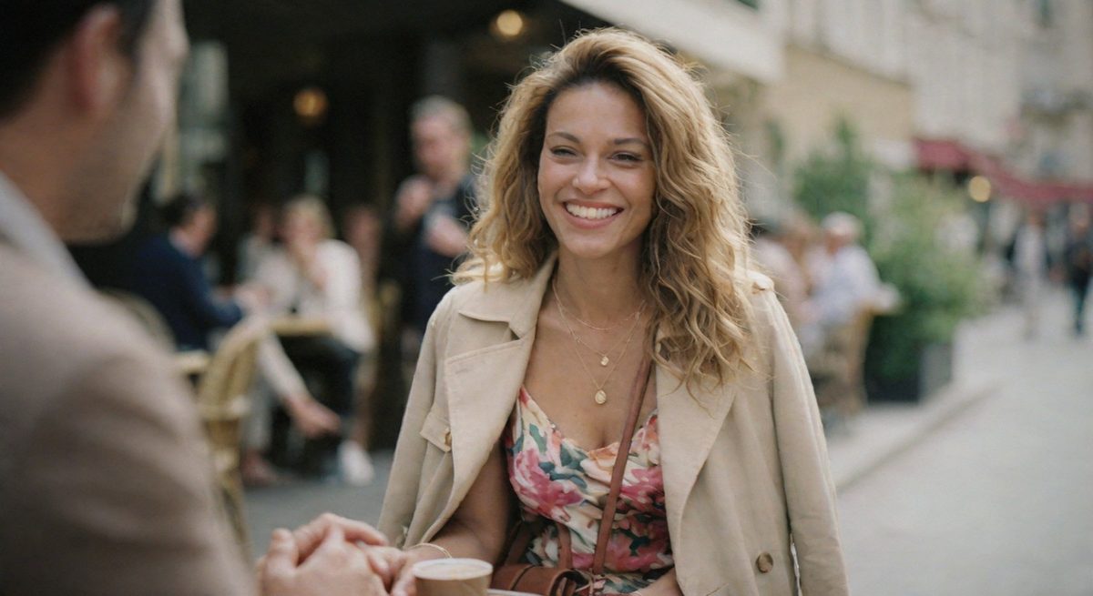 The same café scene after running through the PassReal pipeline